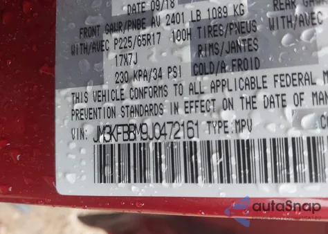 2018 Mazda Cx-5 Sport from USA, damaged, VIN JM3KFBBM9J0472161